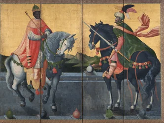 Propriété Culturelle Importante Rois Occidentaux à Cheval